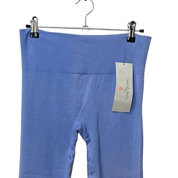 Sweaty Betty NWT Mindful Seamless 7/8 Leggings Blue Women’s Size M Yoga Stretch - Picture 3 of 11